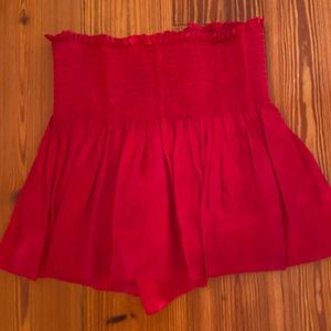 Koch Erica skirt in deep red